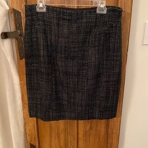 Black and green tweed Ann Taylor skirt Size 12